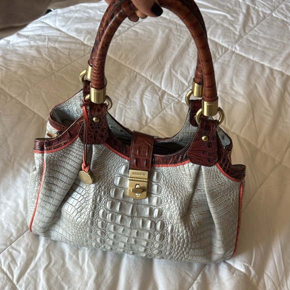 Brahmin Elisa Seashell Tri-Color Bag - Picture 10 of 10